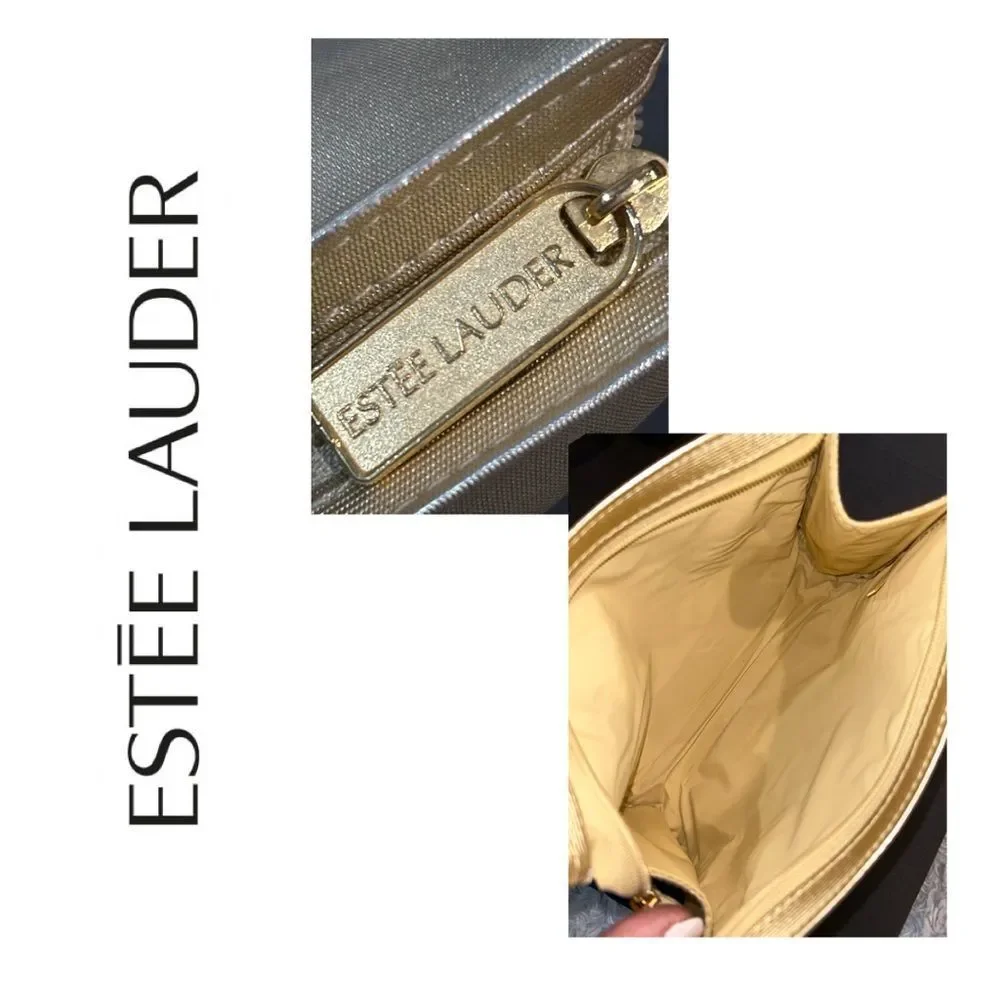 Estée Lauder Gold‎ Irrodescent Makeup Bag